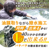 スプラッシュ&ガラスポリッシュ ポーチセット『 ウロコ退治と強撥水で窓ガラスに安全を 』