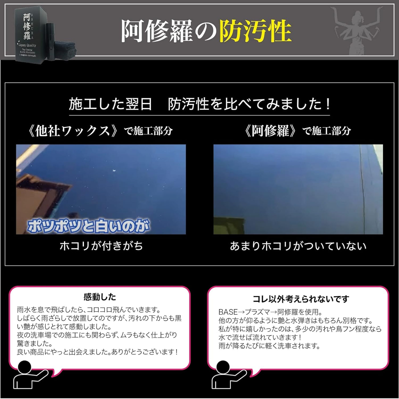 阿修羅『車好きを唸らせたコーティング剤 』 – ながら洗車