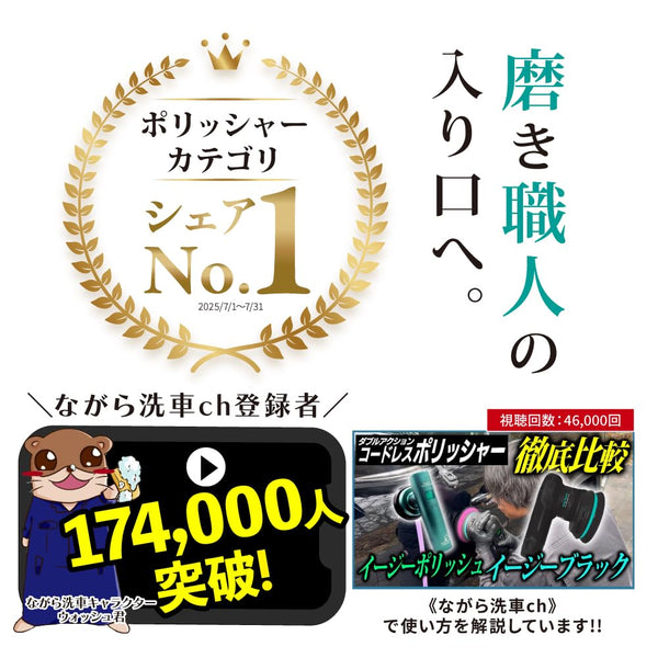 バッテリー単品　「磨き続ける力。Easy Polish Black 専用バッテリー。」