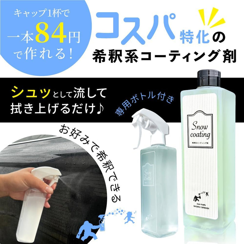 スノーコーティングバブル 『コスパ特化の希釈系コーティング剤