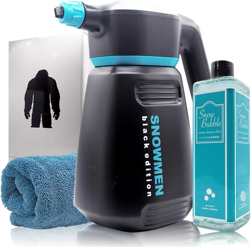 【ながら洗車】スノーメンブラック 『 誰でも泡洗車体験を 』フォームガン スノーメンブラック『 誰でも泡洗車体験を 』 – ながら洗車