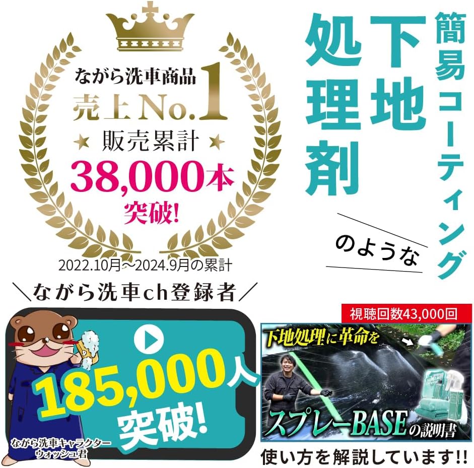 BASE『 全てのコーティング剤の下地に 』