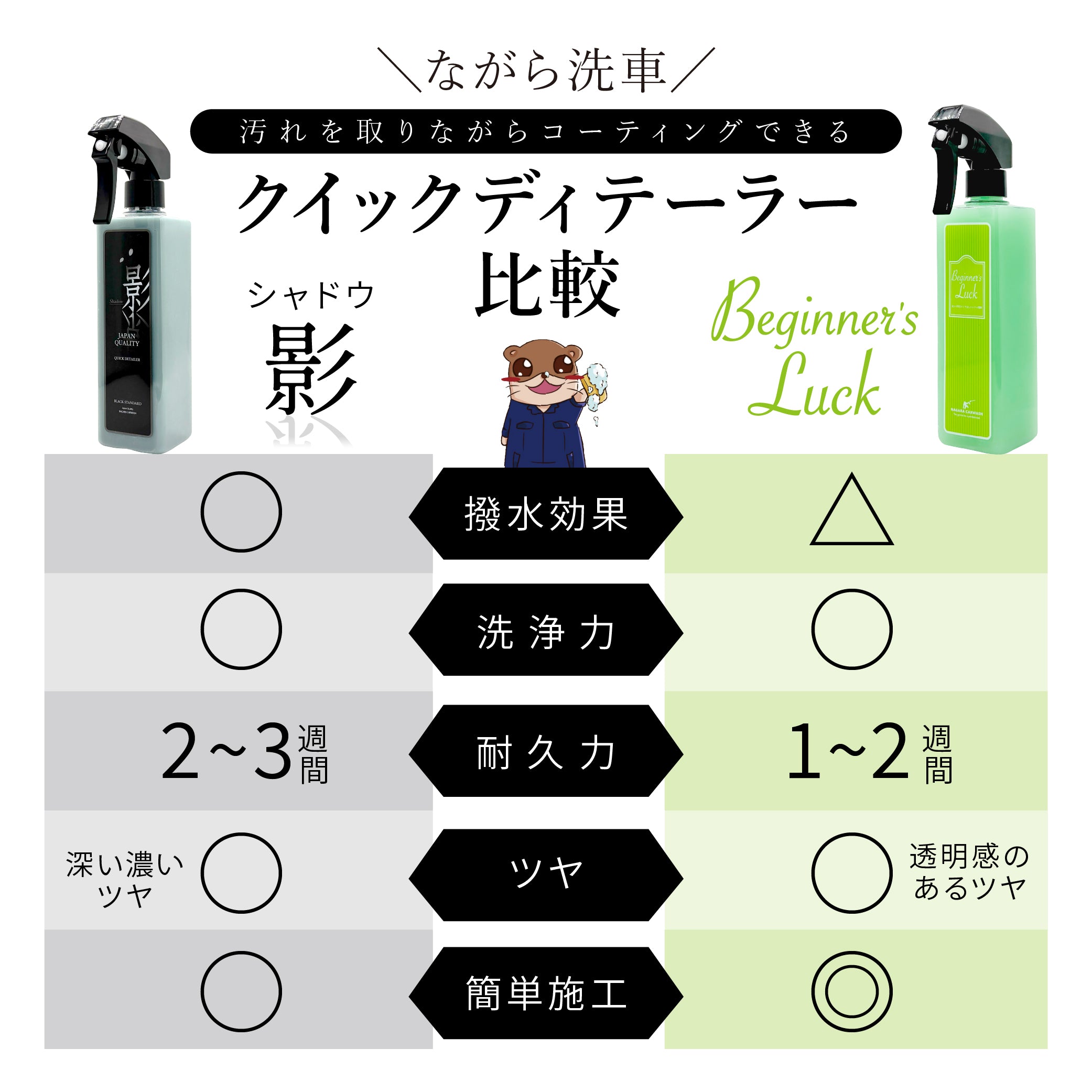 ビギナーズラック 大容量 1,000ml『 日本で一番売れて欲しいコーティング剤 』