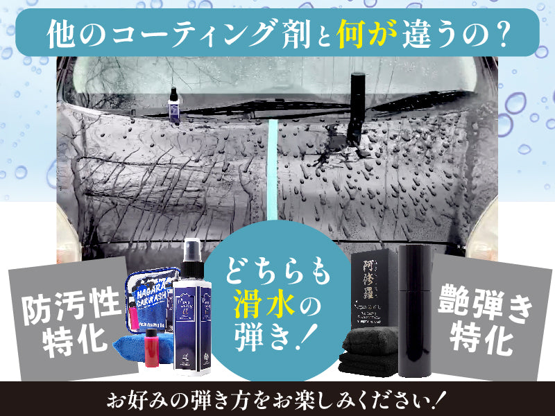 【ながら洗車】ビーディング 『 窓ガラスやボディにスプレーして流すだけでバーチバチのツーヤツヤ 』