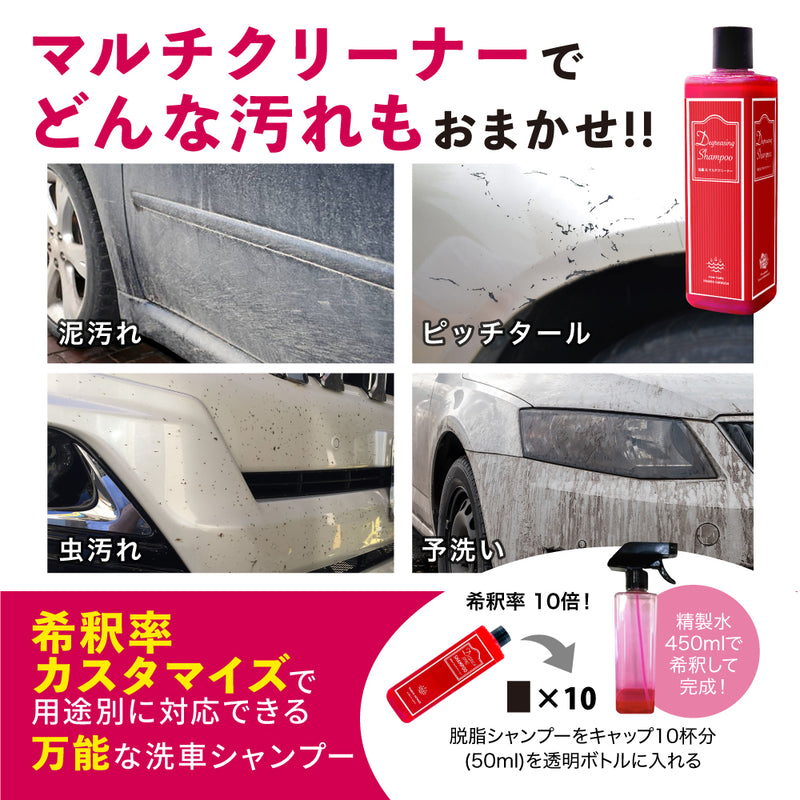 脱脂シャンプー大容量 1,000ml『 あなた色に染まるカーシャンプー 』