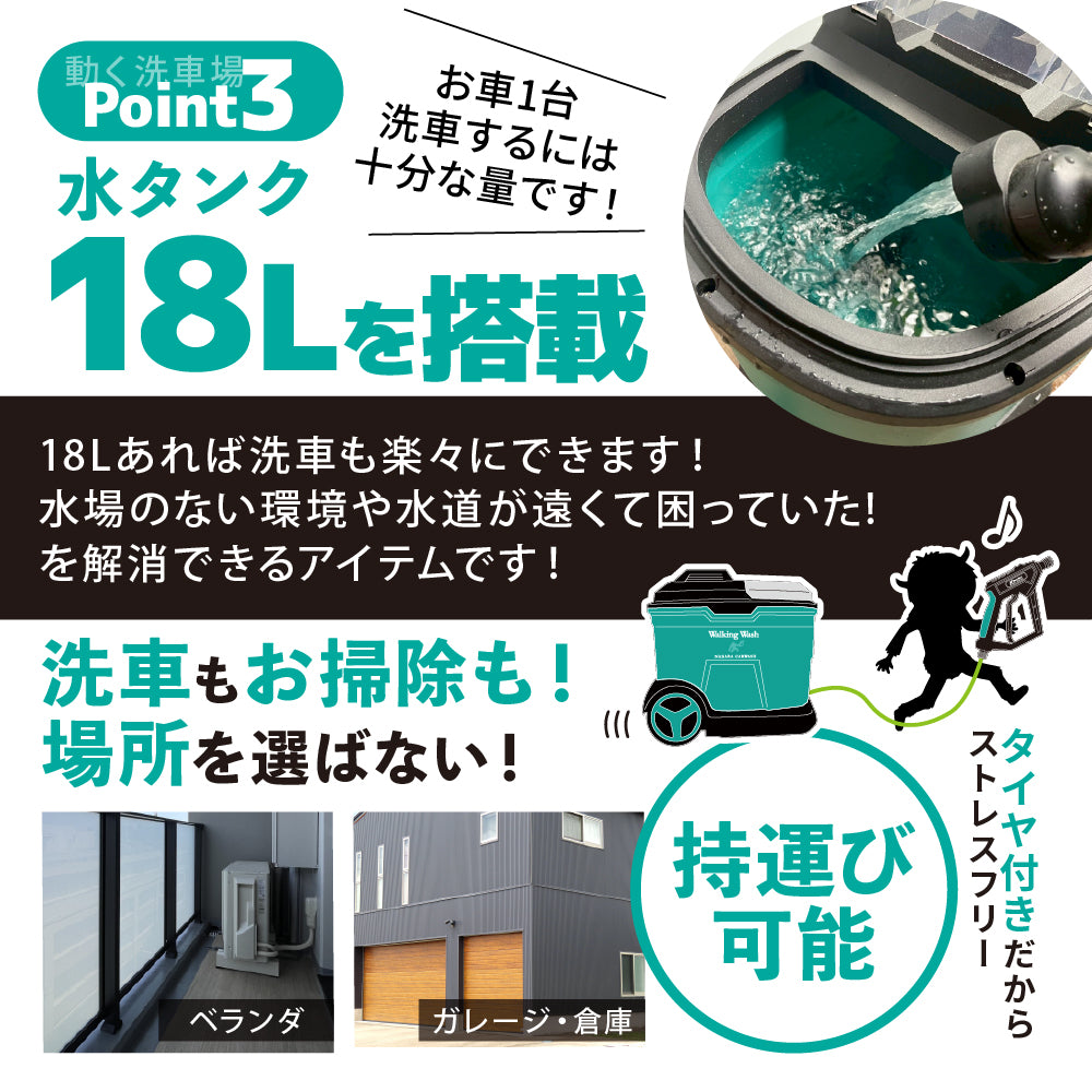 ウォーキングウォッシュ 『 動く洗車場 』 – ながら洗車