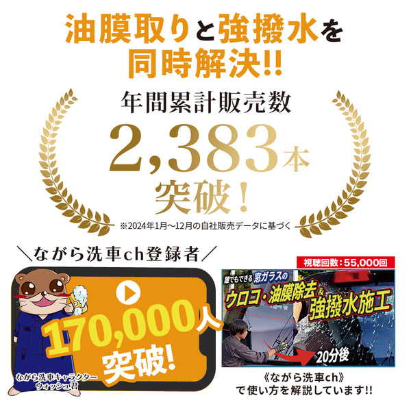 スプラッシュ＆リムーバー 120ml『 油膜取りと強撥水を同時に 』